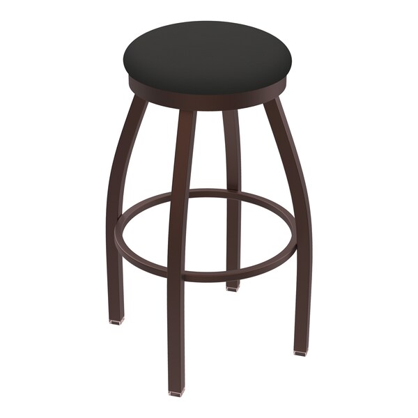 25" Swivel Counter Stool, Bronze Finish, Canter Iron Seat